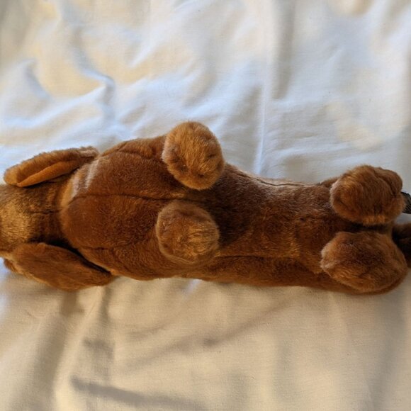 Russ Berrie Yomiko Classics Dachshund Brown Realistic Dog Plush Stuffed Toy 14" - Picture 8 of 12